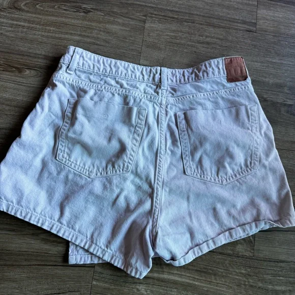 Zara purple denim skort asymmetrical size Large - Picture 2 of 4